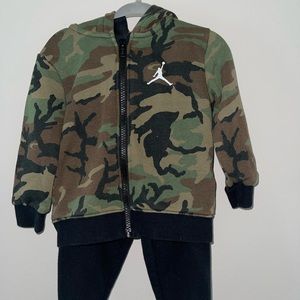 Jordan camo sweatsuit for toddlers